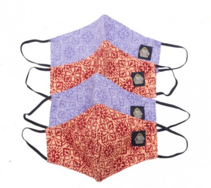L.Blend Batik Semar Masker Anak Earloop 1 Pck isi 4 1