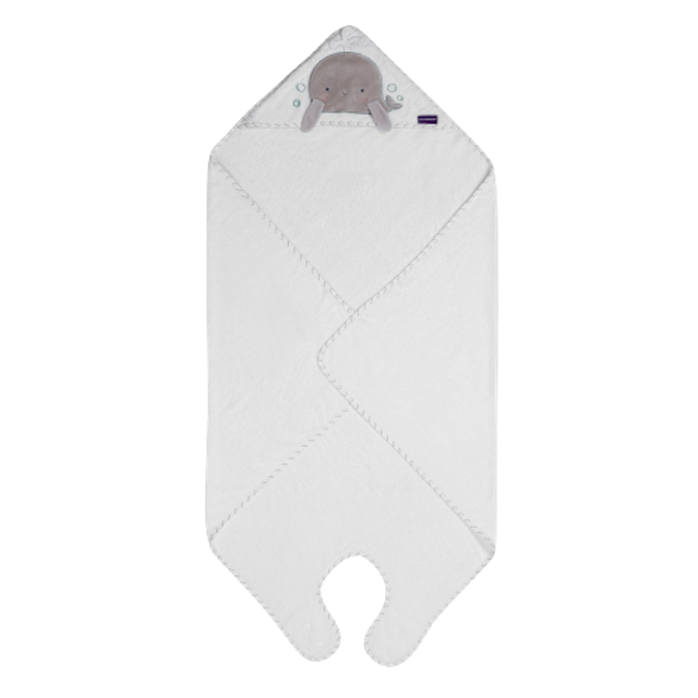 ClevaMama Bamboo Apron Baby Bath Towel 