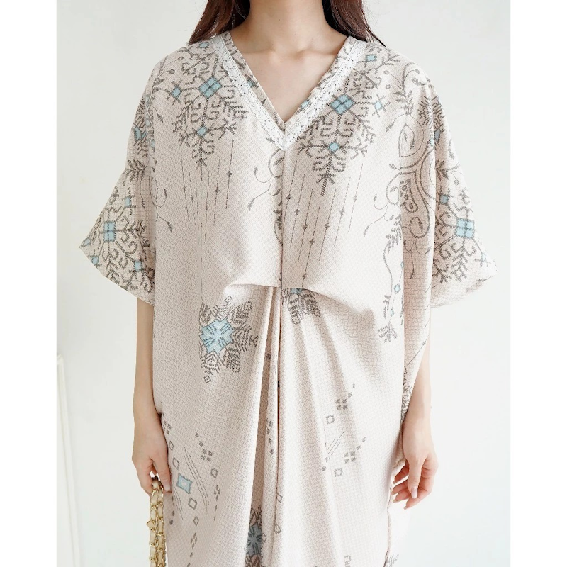 C2W Clothtowear Kaftan Gamis Batik Wanita 723-CBP