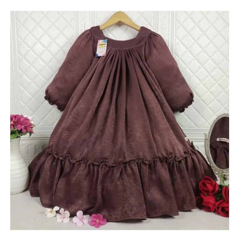 Hallybaba Kids x RICIS MOANA Gamis Anak Perempuan 2