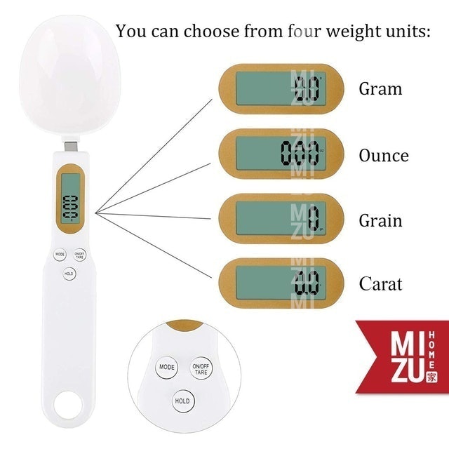 MIZU DECIMO Sendok Timbangan Digital