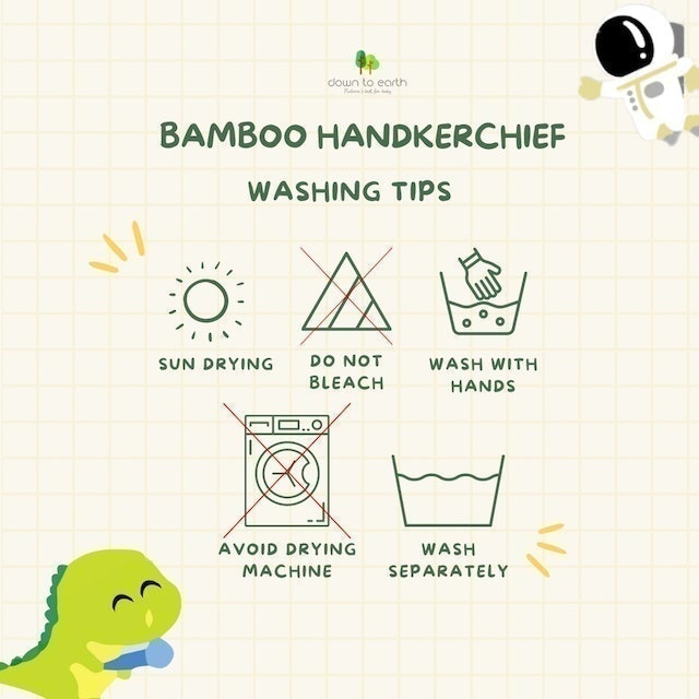Mom's Nature Bamboo Handkerchief