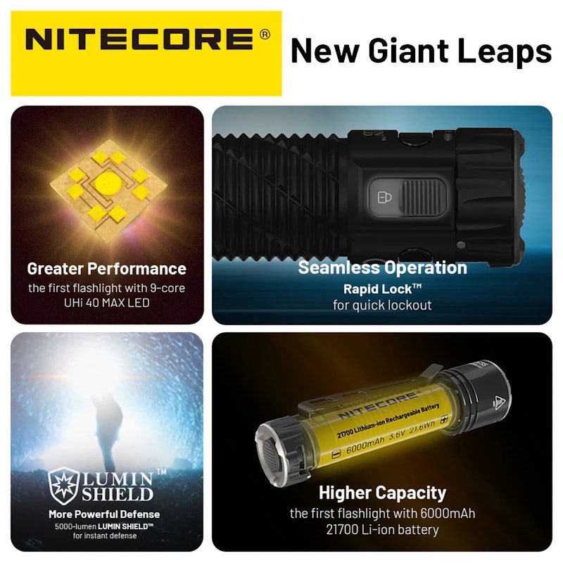 NITECORE Tactical EDC Flashlight 3