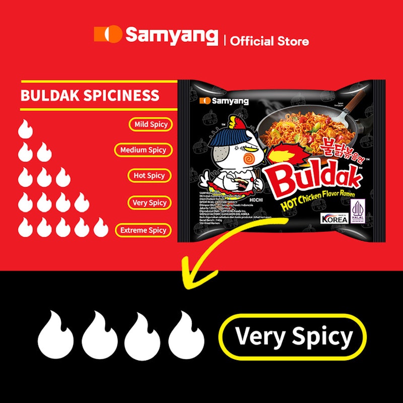 Samyang Buldak Hot Chicken Flavor Ramen 3