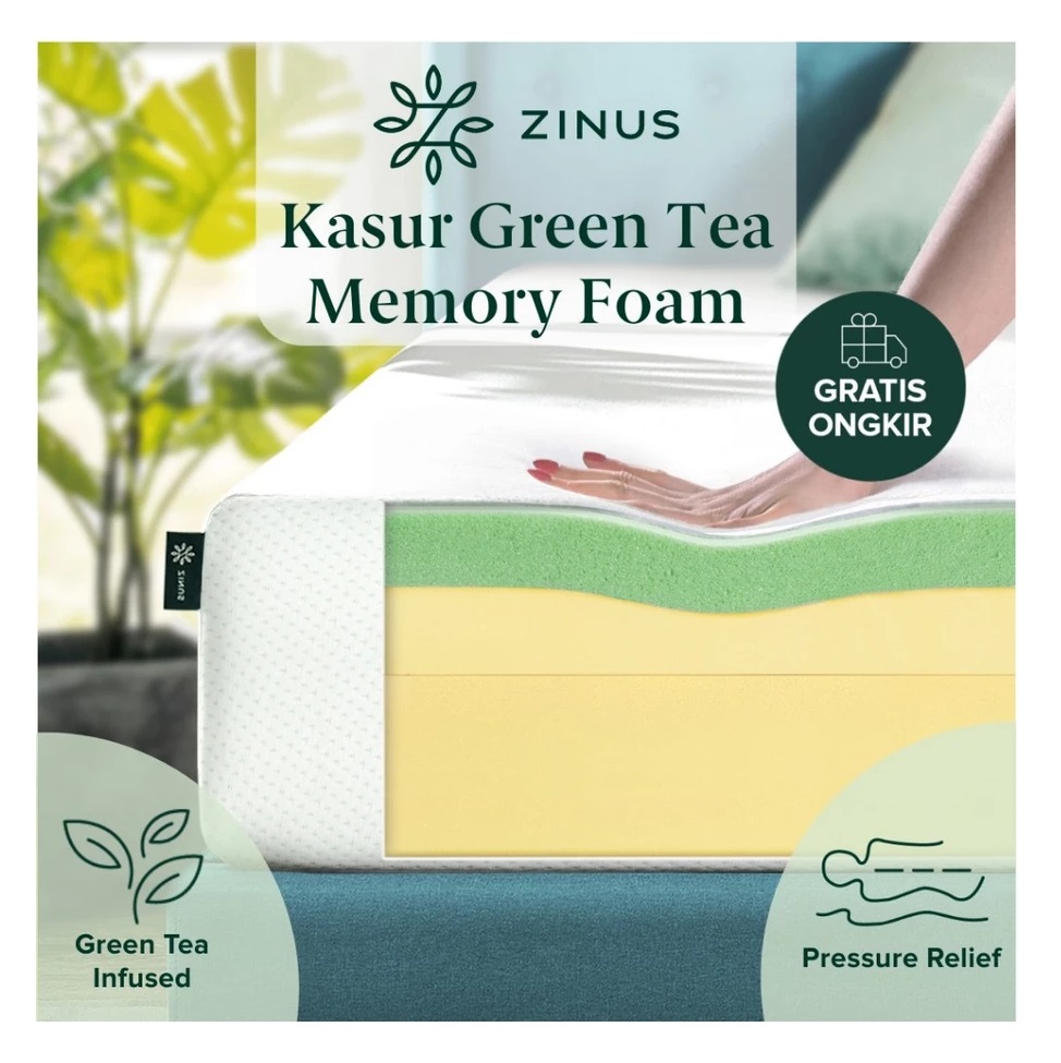 Zinus Green Tea Memory Foam  5