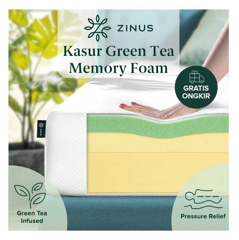 Zinus Green Tea Memory Foam 5