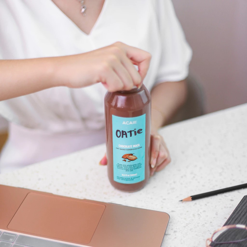 Acaii Tea Oatie Chocolate Maca Oatmilk 500 ml 4