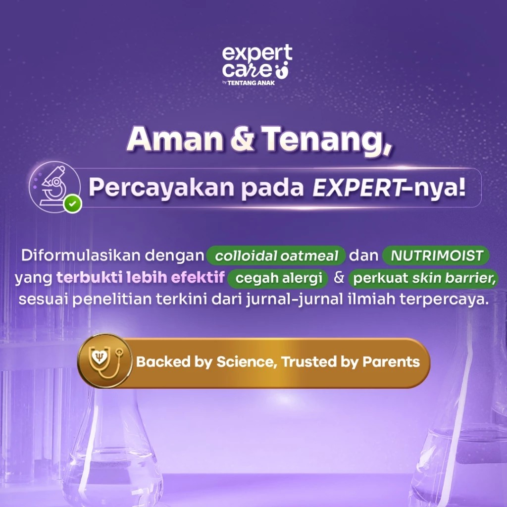 Tentang Anak Bahagia Expert Care by Tentang Anak Gentle PrOATect Shampoo, Body Wash