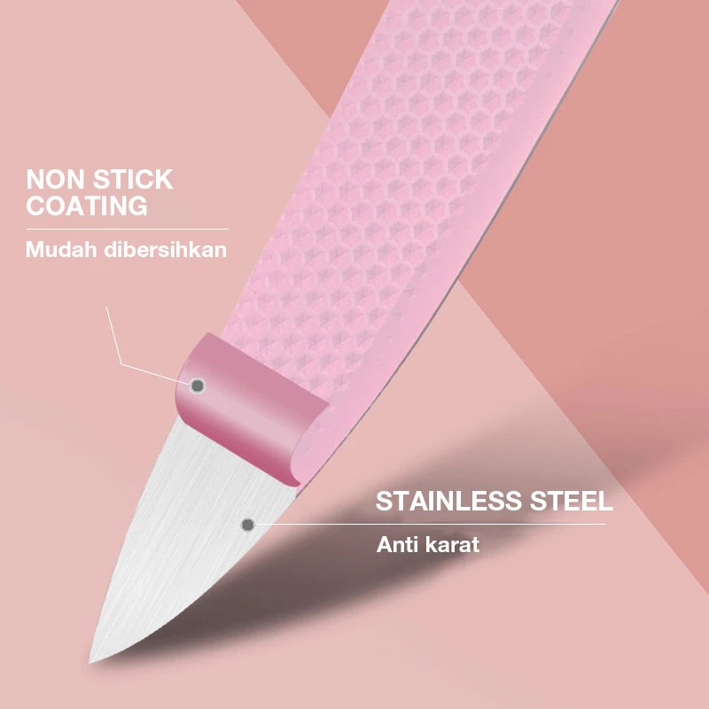 Selalu Sukses Prima GM Bear Pink Diamond Knife Set 1526 