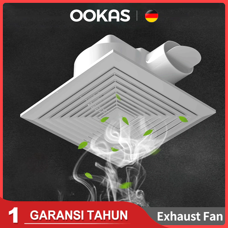 OOKAS Ducting Exhaust Fan Plafon 12 Inch 2