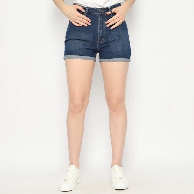 Celana Hot Pants High Waist Jeans Wanita  P10