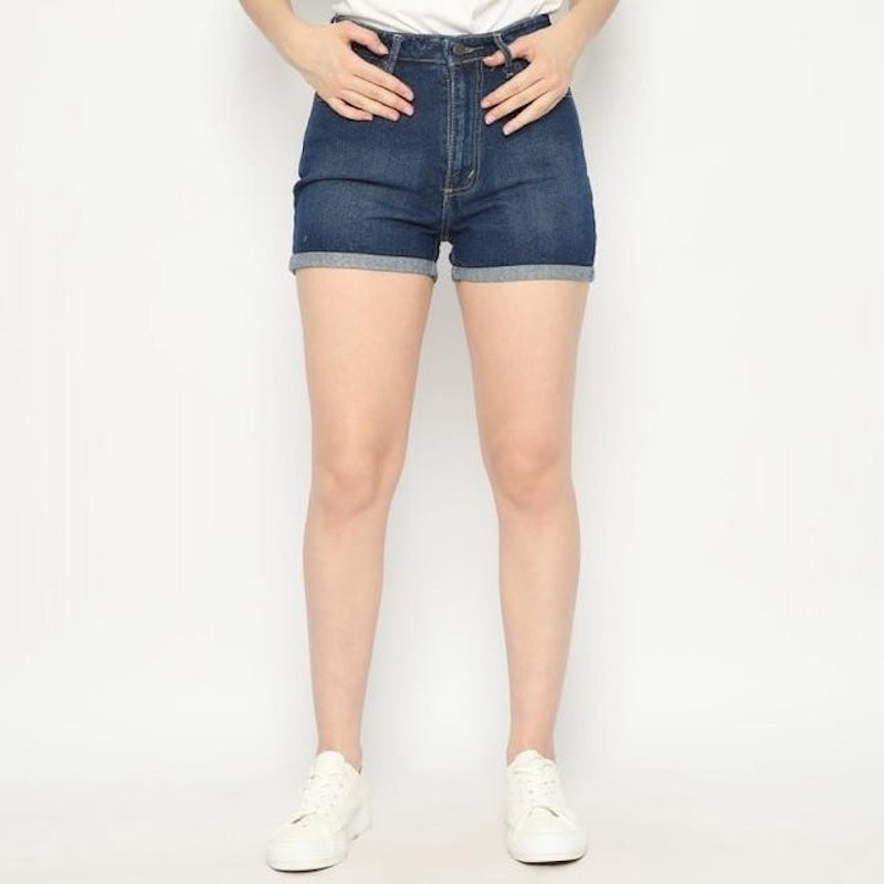 Celana Hot Pants High Waist Jeans Wanita 2