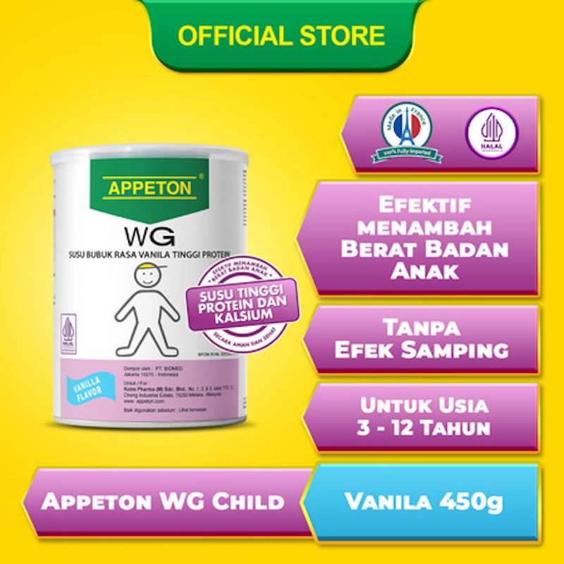 Appeton Weight Gain Child Vanilla 2