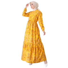 Gamis Rayon Premium Motif Batik
