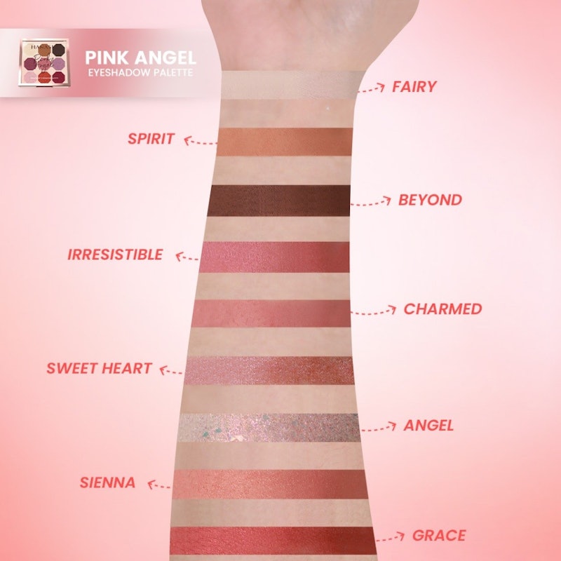 Hanasui Eyemazing Eyeshadow Palette Pink Angel 2