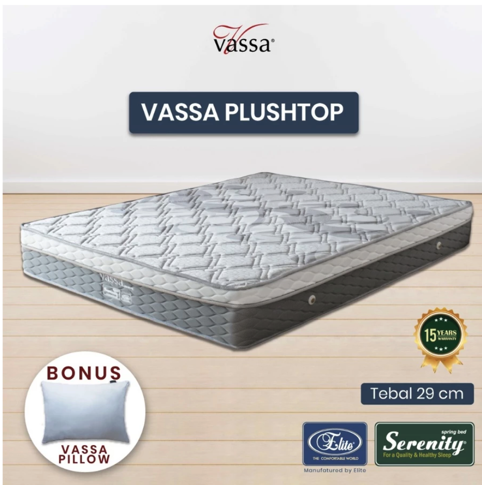 Royal Abadi Sejahtera Serenity Vassa Plushtop by Elite Springbed