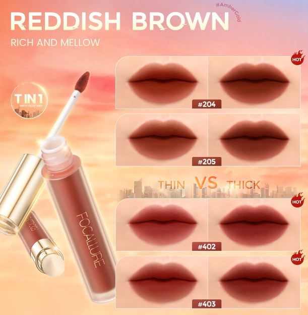 #AmberGold Velvet Matte Lip Clay 3