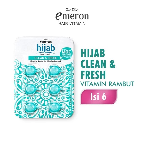 Lion Wings Indonesia Emeron Emeron Hijab Hair Vitamin Clean & Fresh