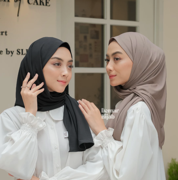 Demar Hijab  Demar Hijab Senna (Pashmina Inner 2in1 Jersey Super Premium)