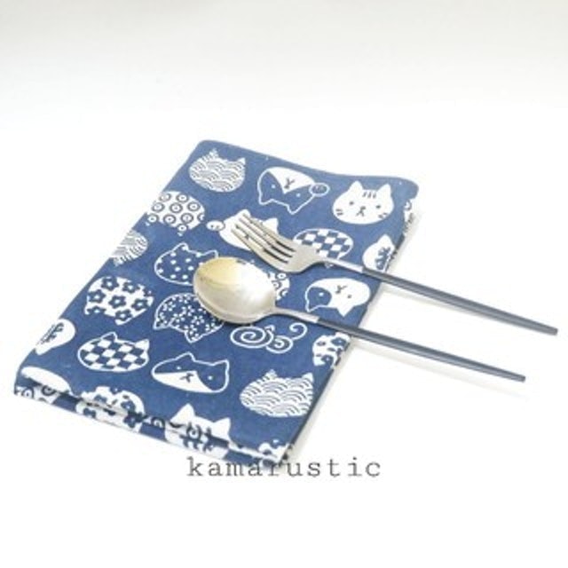 Kamarustic Napkin motif japanese pattern