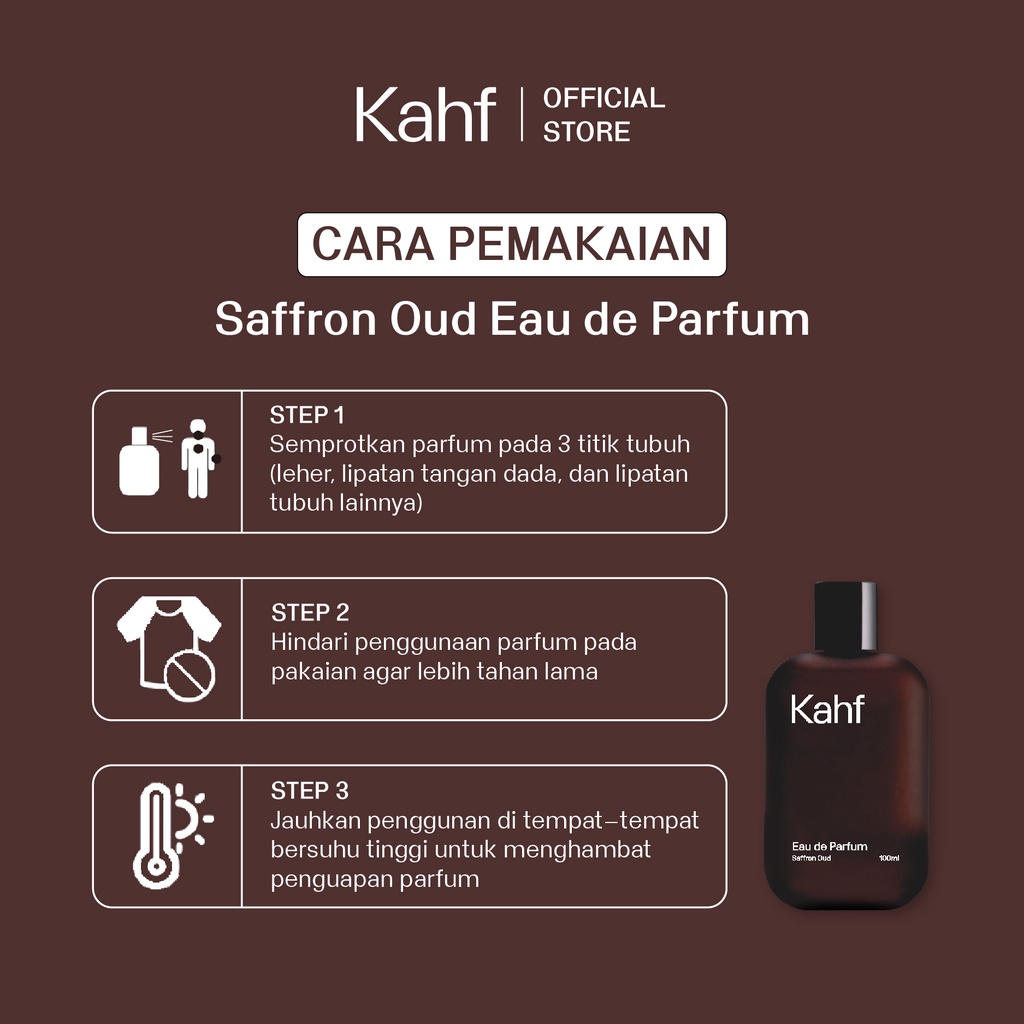 Paragon Technology and Innovation Kahf Saffron Oud Eau de Parfum