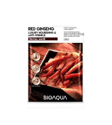 BIOAQUA Red Ginseng Luxury Nourishing & Anti-Wrinkle Facial Mask