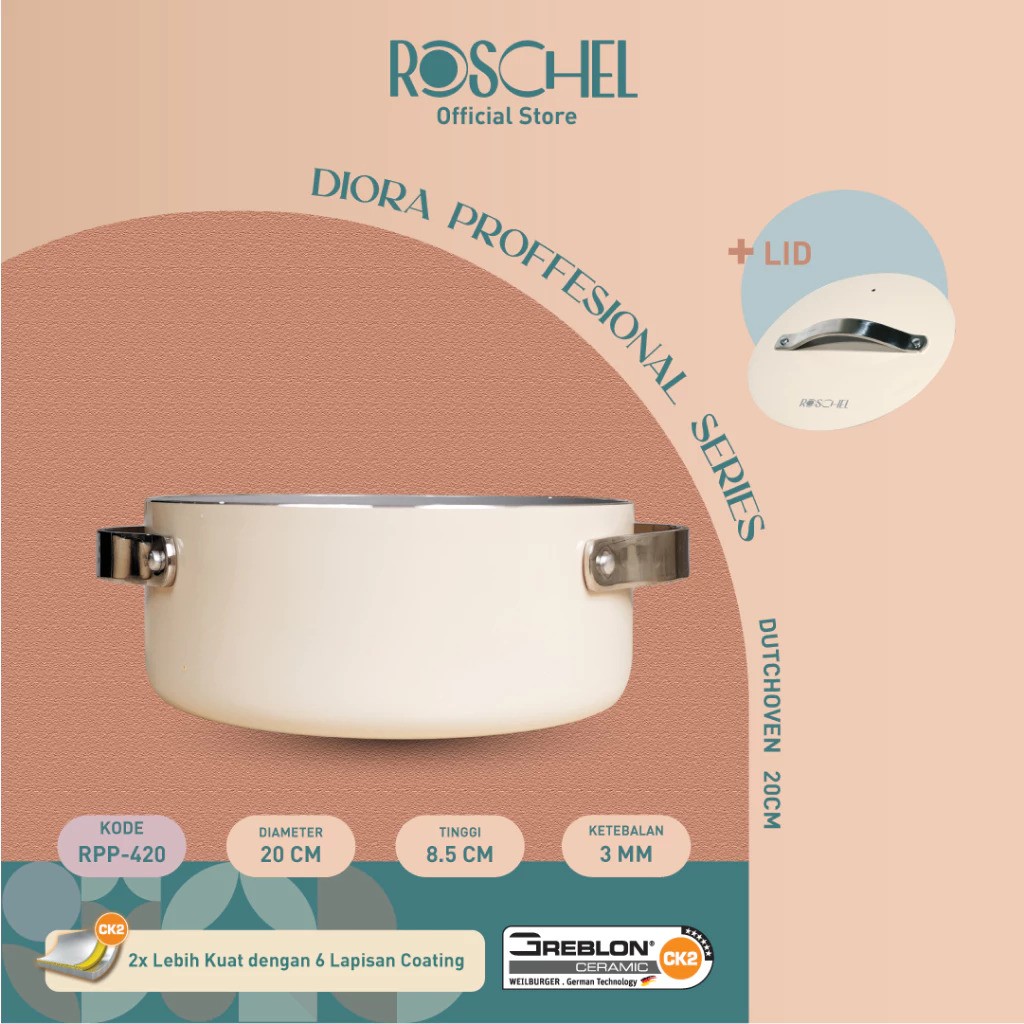 Roschel Diora Professional Dutch Oven