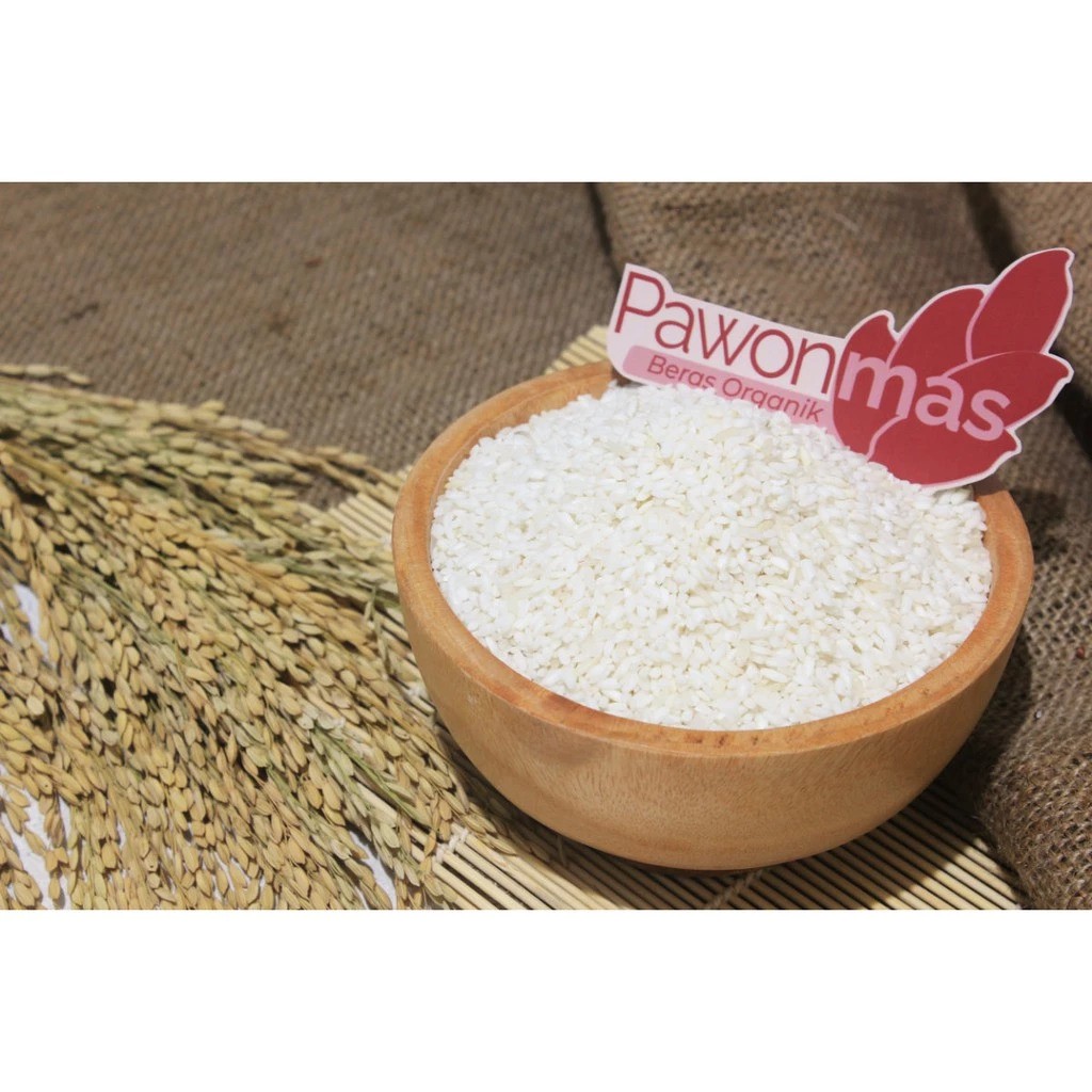 Pawonmas Organik Pawonmas Beras Mentik Susu Organik Sosoh
