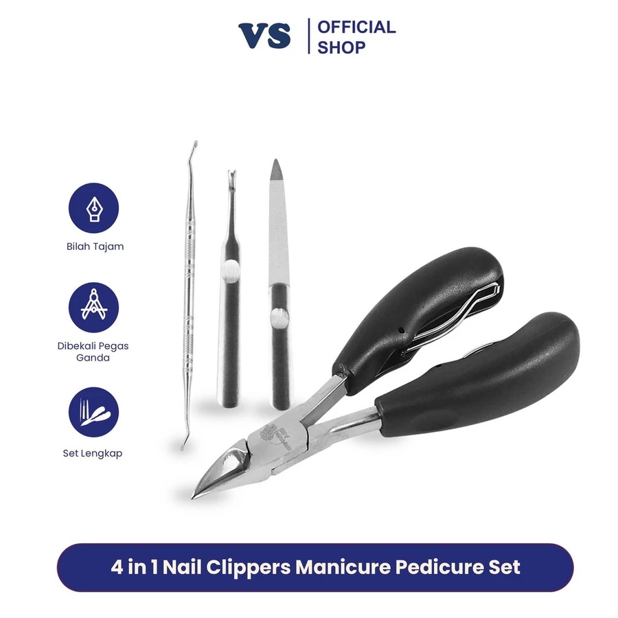  KNIFEZER Set Perawatan Kuku 4 in 1 J-795