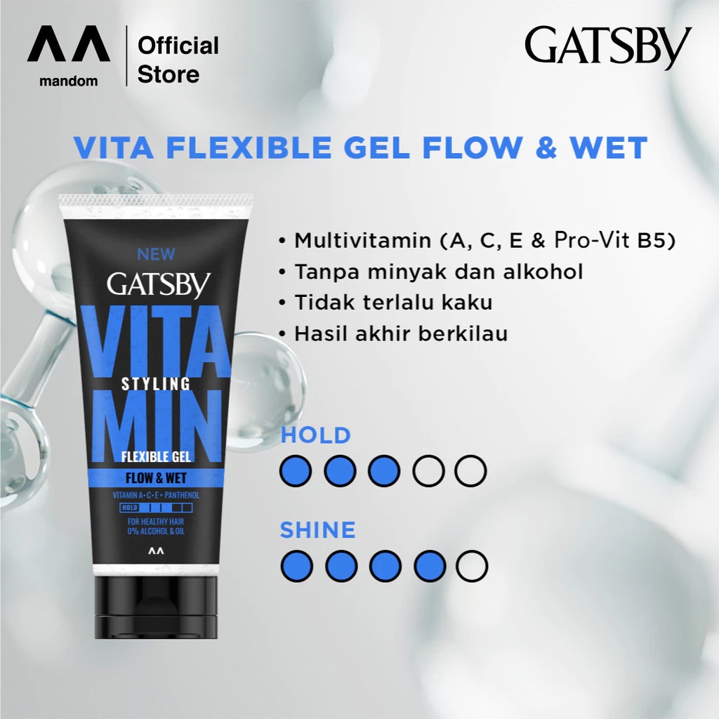 Mandom Gatsby Vita Flexible Gel Flow & Wet