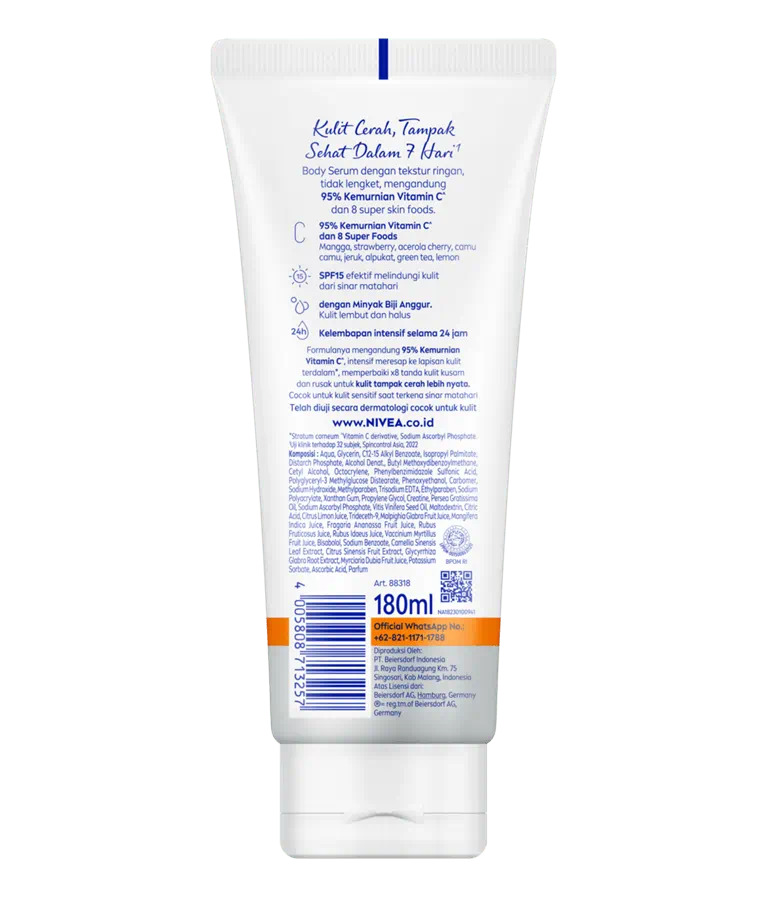 Beiersdorf NIVEA Extra Bright Care & Protect 8 Super Food Body Serum