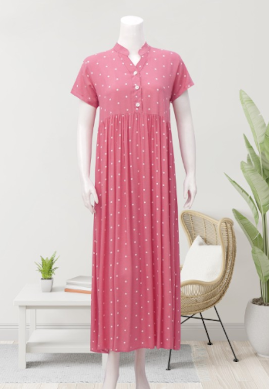 Polkadot Maxi Dress 1
