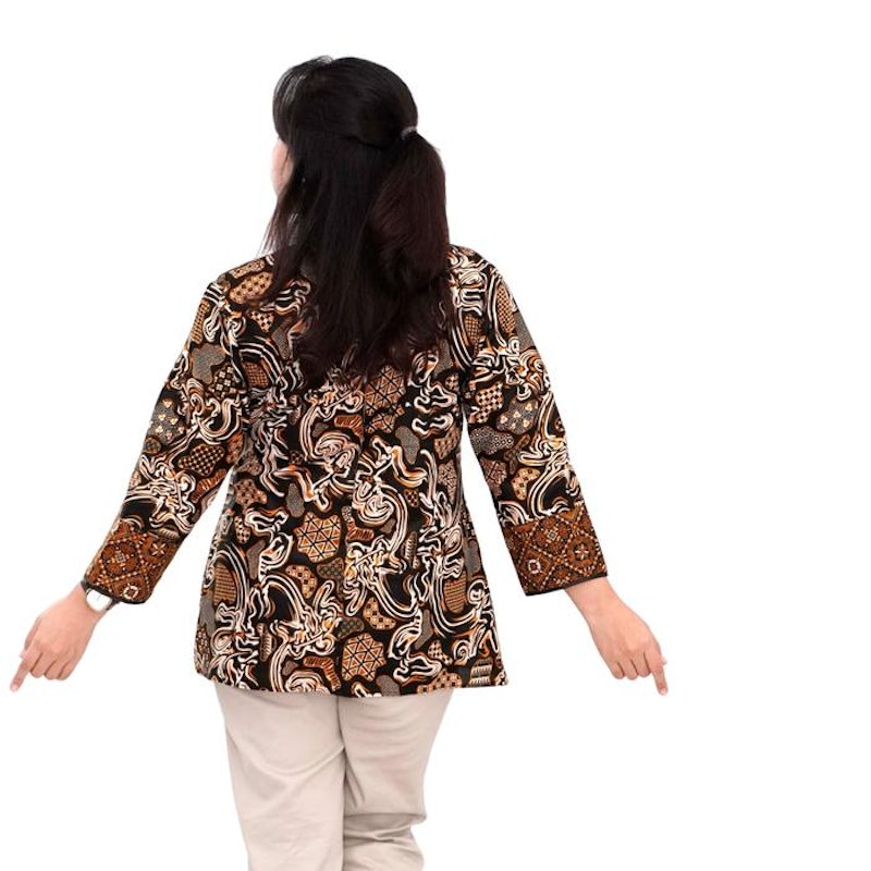 Putri Nasya Batik Primis Blouse Panjang 4