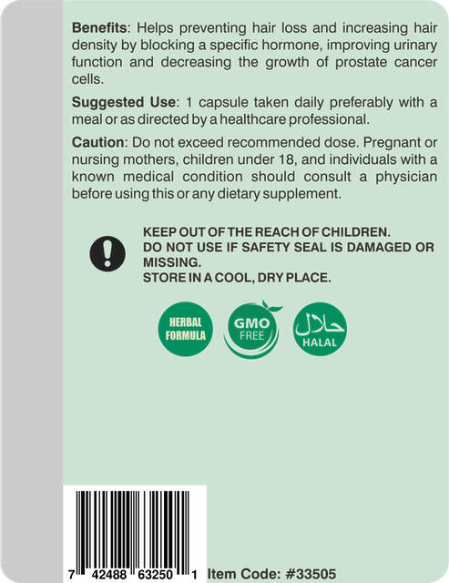 Nutrilabs  Saw Palmetto 500 mg