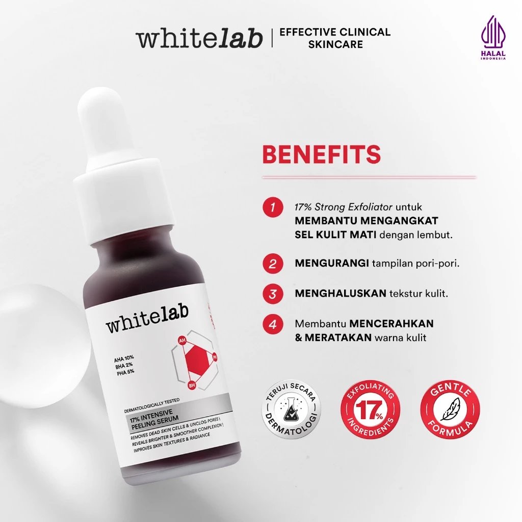 Natura Deca Kosmetika Whitelab 17% Intensive Peeling AHA BHA PHA Serum