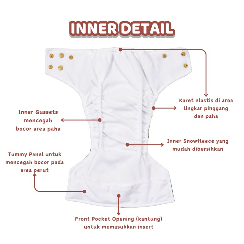 Babyclo Babyclo Snow Fleece Pocket Diapers