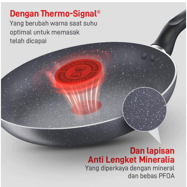 Groupe SEB Tefal® Natura Wokpan 34cm+Tutup