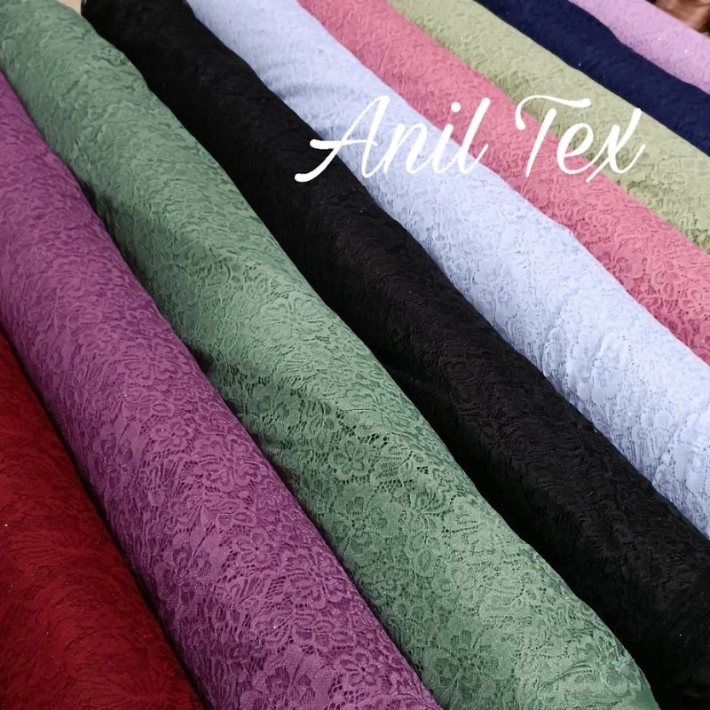 Kain Brokat Lace Cornelly Gliter Premium 5