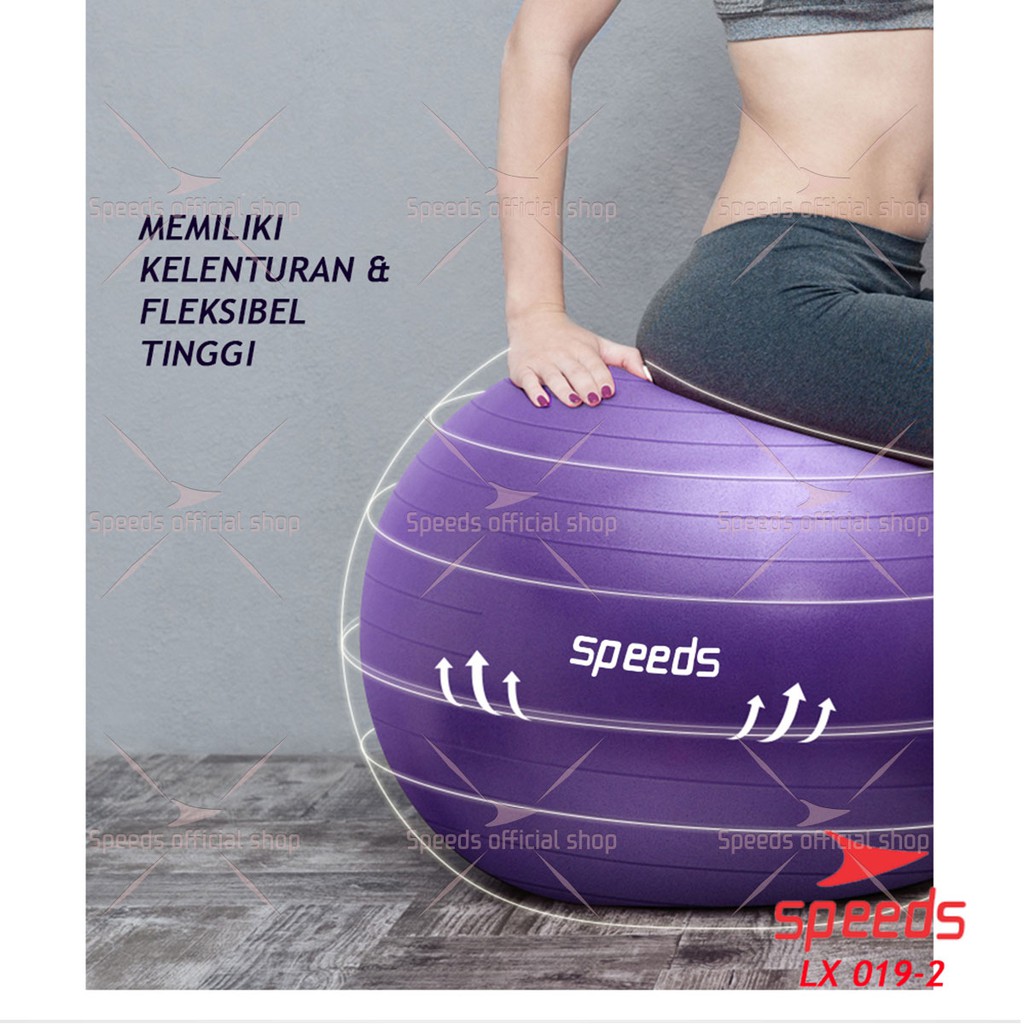 Speeds Indonesia Sidoarjo Speeds Gym Ball Fitness  LX 019-2
