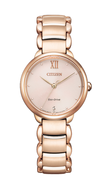Eco-Drive Ladies Watch Pink Dial EM0922-81X