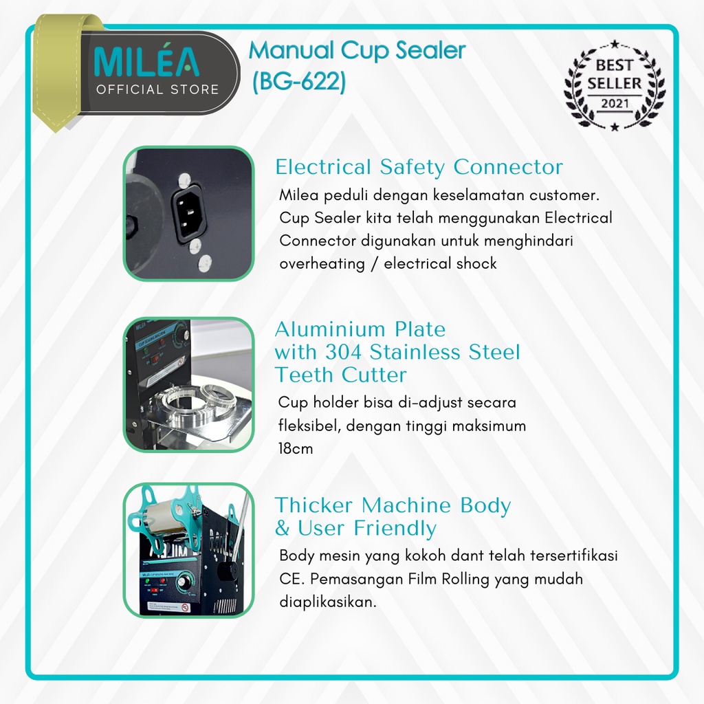  Miléa Cup Sealing BG-622