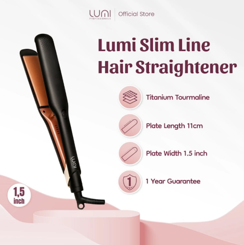 Lumi Professionals Slim Line Hair Straightener 1.5 inch 2