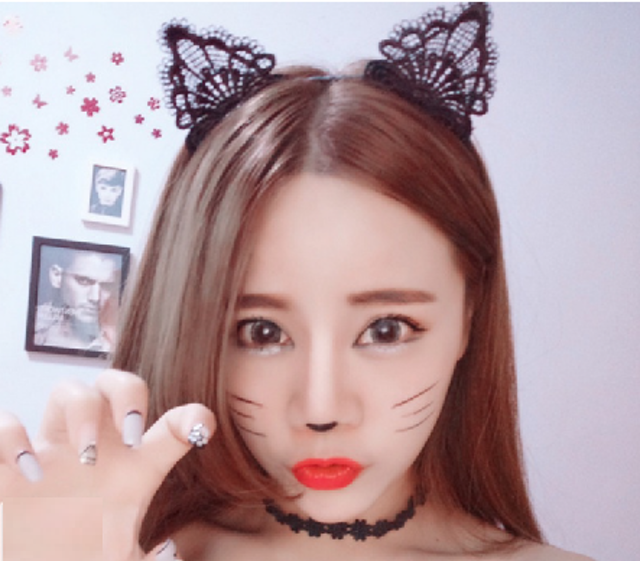  Bando Pesta Model Kuping Kucing  AL003