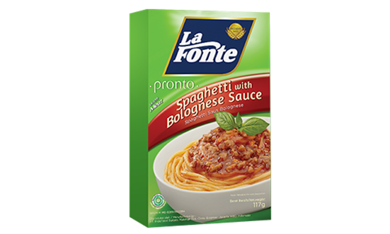 La Fonte Pronto - Spaghetti with Bolognese Sauce 117g 1