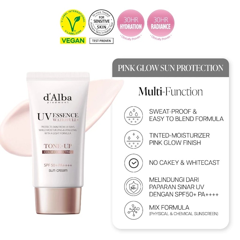 d'Alba Waterfull Tone Up Sun Cream SPF 50+ PA++++ 2