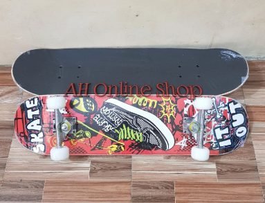  Skateboard Maple Fullset Amplas PU