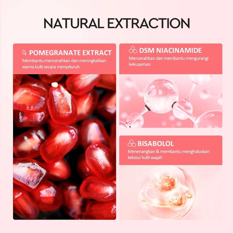 Glad2Glow Pomegranate Niacinamide Brightening Clay Stick 5