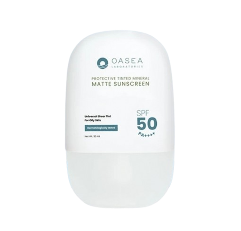 Oasea Protective Tinted Mineral Matte Sunscreen SPF 50 PA++++