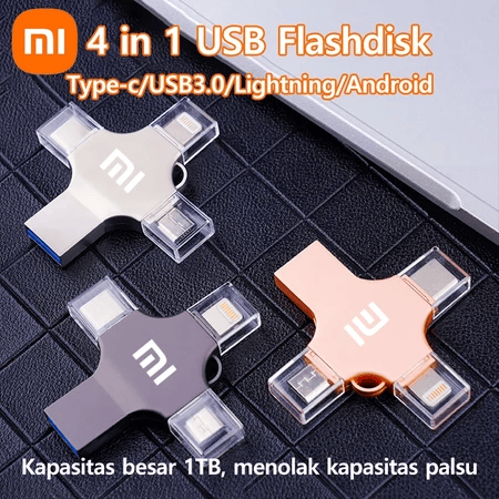  4 in 1 USB Flashdisk 256 GB