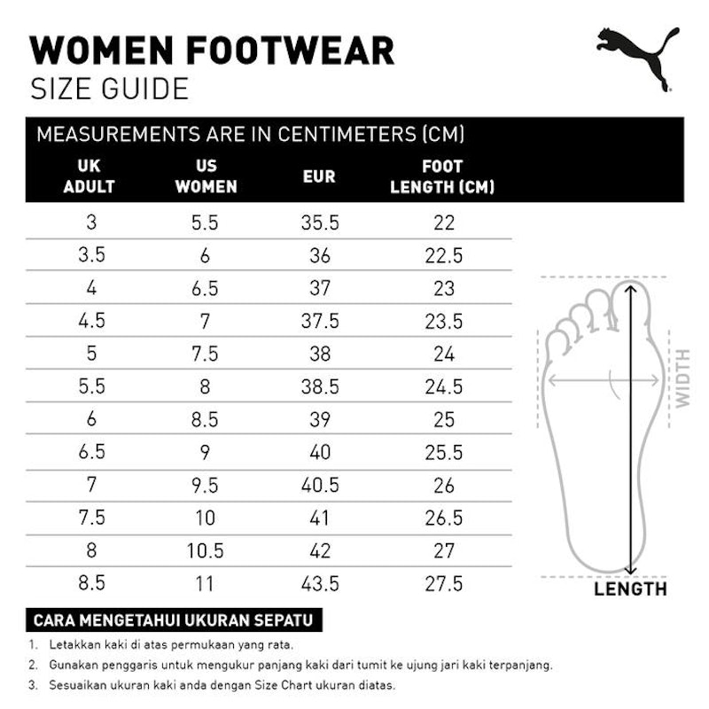 PUMA Sepatu Skye White Pink BlueWash 5